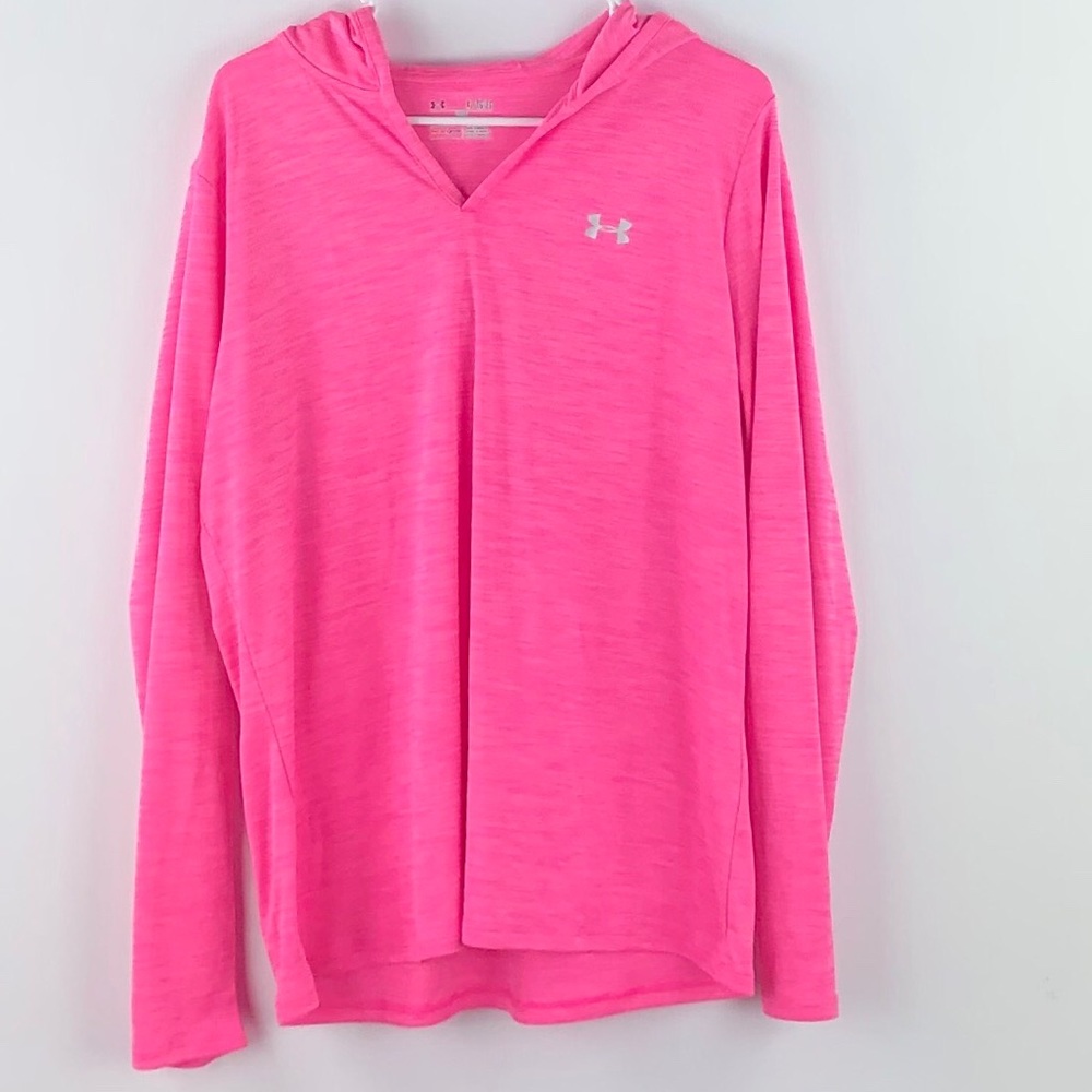 Under Armour Pink Hoodie. Size XL
